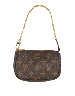 Mini Pochette Accessoire, Canvas, Mono,FL0066, 2*
